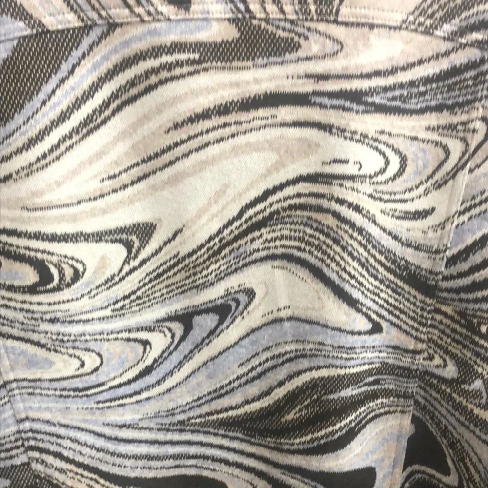 Twenty Montreal “Mocha Swirl”  Stretchy Trucker Jacket - Picture 5 of 5